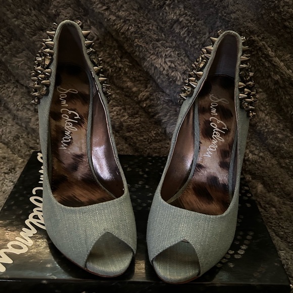 Sam edelman studded heels - Picture 2 of 2